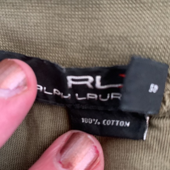 Worn once “RLX Ralph Lauren” olive drab joggers - Picture 6 of 8